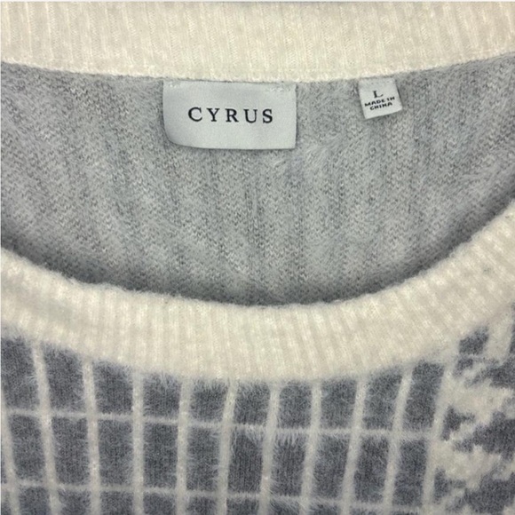 Cyrus Plaid Crew Neck Sweater - Picture 2 of 3